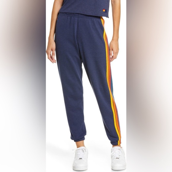 Aviator Nation Pants - Aviator Nation Striped Sweatpants NWOT